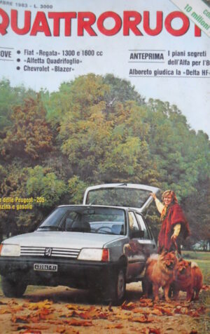Quattroruote 337 1983 Fiat Regata 1300/1600.I segreti dell'Alfa per l'86