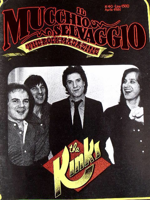 Mucchio Selvaggio 40 1981 The Kinks - CLASH - Steve Ashley - The Western Swing
