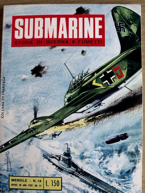 Submarine Collana Testarossa 15 1970 ed. Bianconi