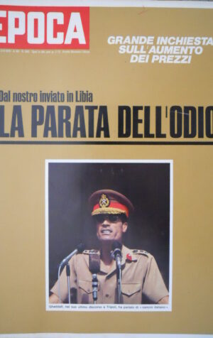 Epoca 1042 1970 Parata dell'odio a Tripoli:Gheddafi.Kennedy:maledizione a Dallas