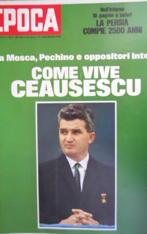 Epoca 1094 1971 Come vive Ceausescu.Pelé.La Persia compie 2500 anni.Eddy Merckx