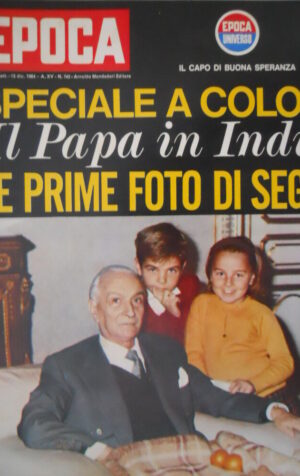 Epoca 742 1964 Speciale il Papa Paolo IV in India.Memoriale su Padre Remo Armani