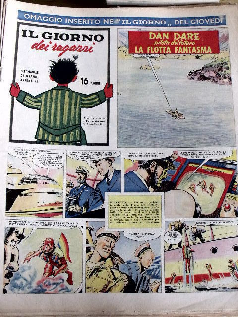 Il Giorno dei Ragazzi 5 1960 Foto Poster PADOVA - Coccobill in Canada Jacovitti