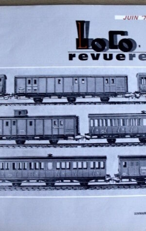 Loco Revue 318 1971 Carrozze PLM a 3 assi  - progetto del mese Carrozza PLM