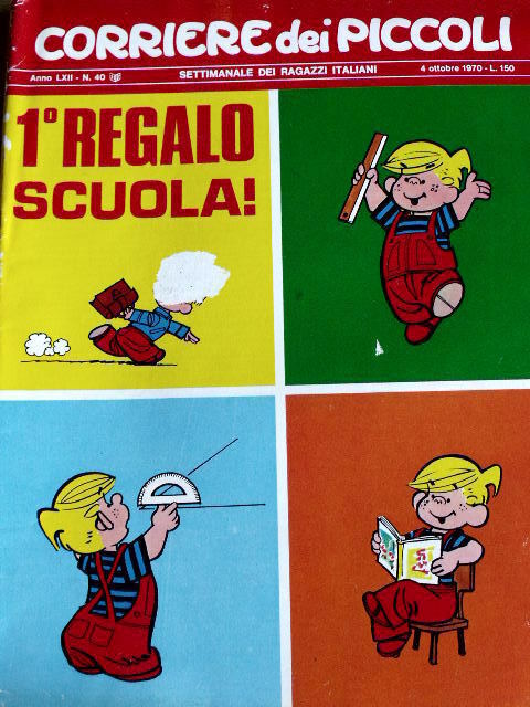 Corriere dei Piccoli 40 1970 Bernard Prince Valentina Mela Verde Blueberry