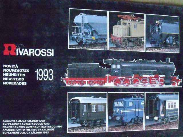Catalogo novità Rivarossi 1993 - multilingue