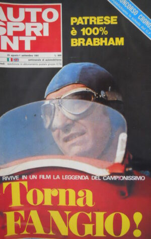 Autosprint 35 1981 Film sul campione Fangio. Prost 'prenota il GP Italia sc.5