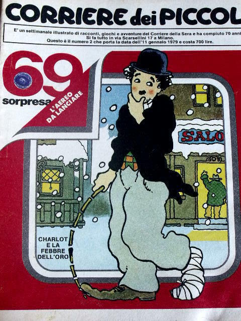 Corriere dei Piccoli 2 1979 Charlot la Febbre dell'oro di Magniaux
