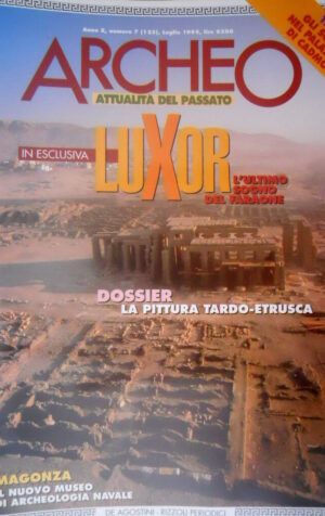 Archeo 125 1995 Luxor,ultimo sogno del Faraone. Pittura Tardo Etrusca.Scavi Tebe