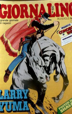 Giornalino 12 1983 Larry Yuma I Puffi Micromino + inserto Conoscere e Poster