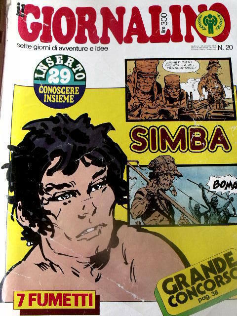 Giornalino 20 1979 Il Commissario Spada - Poster Palanca + inserto Conoscere