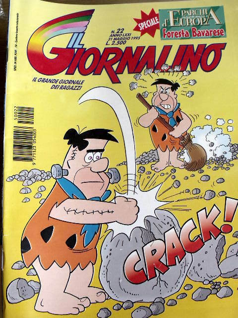 Giornalino 22 1995 con inserto PARCHI NAZIONALE D'EUROPA VOL.3