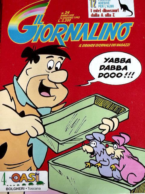 Giornalino 24 1993 Shana il babilonese - con inserto Conoscere e figurine