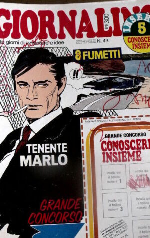 Giornalino 43 1978 tenenete Merlo - spugna - Asterix - Una Lontra di Oneta
