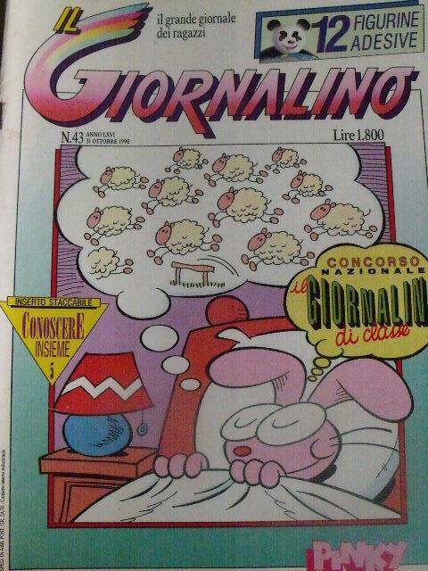 Giornalino 43 1990 Akim L'Indiano di N. Quinto Pinky Nicoletta + inserto Conosce