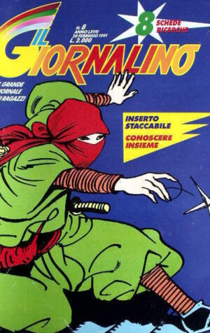 Giornalino 8 1991 In Quel giorno ... di Sergio Toppi + inserto Conoscere