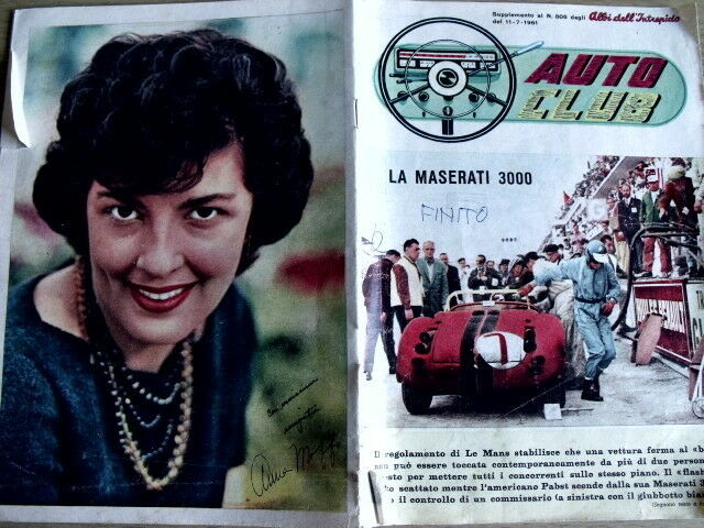 Auto Club 808 1961 Maserati 3000 - Anna Moffo