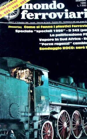 Mondo Ferroviario 9 Speciale Locomotive D 342 - Poster Loco 940-625-740-685
