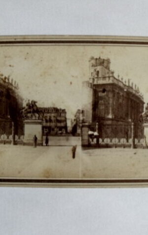 Stereo Vue Cartolina 1872 Sommer & Behles Piazza Castello TORINO - Rare! -14