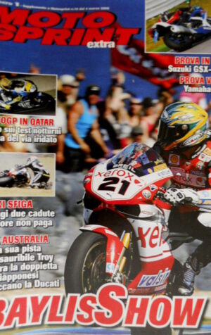 Motosprint 1 Supplem. al num 10 2008 Biaggi due cadute. Prove Suzuki GSX R 600