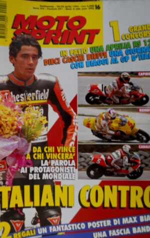 Motosprint 16 1994 Italiani contro: obiettivi di Capirossi, Ramboni e Cadalora