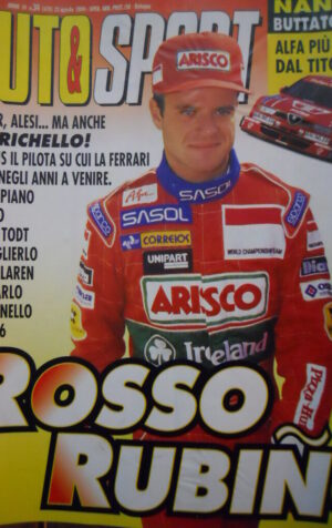 Auto & Sport ROMBO 34 1994 Rubens Barricchello il pilota futuro della FERRARI