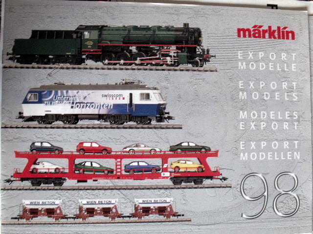 Catalogo MARKLIN Export Models 1998 - DEU ENG FRA - Tr.10