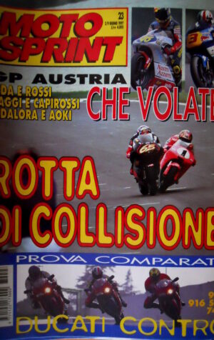 Motosprint 23 1997 GP Austria: Ueda e Rossi, Biaggi e Capirossi, Cadalora e Aoki