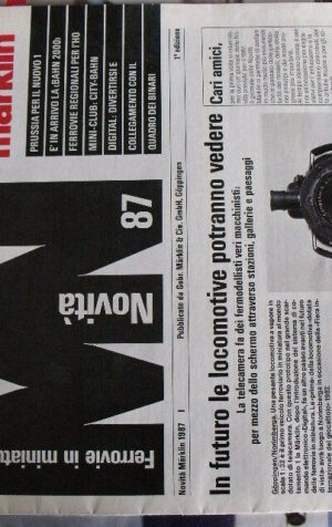 Rivista Marklin novità 1987 - ITA - Tr.3