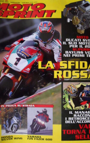Motosprint 6 2002 Rossi torna in sella. Honda Silver Wing, Yamaha FZS Fazer 600