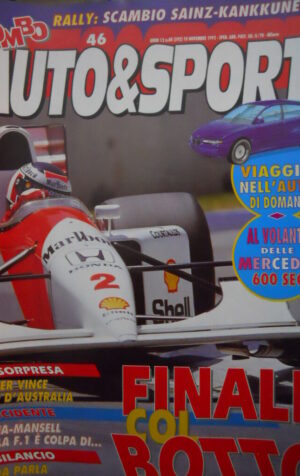 ROMBO 46 1992 Gp Australia vince Berger - Incidente Senna Mansell