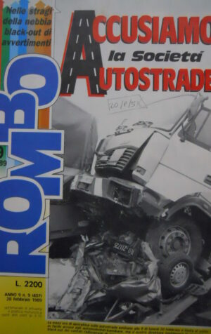 ROMBO 9 1989  con Poster Ivan Capelli e Alessandro Nannini