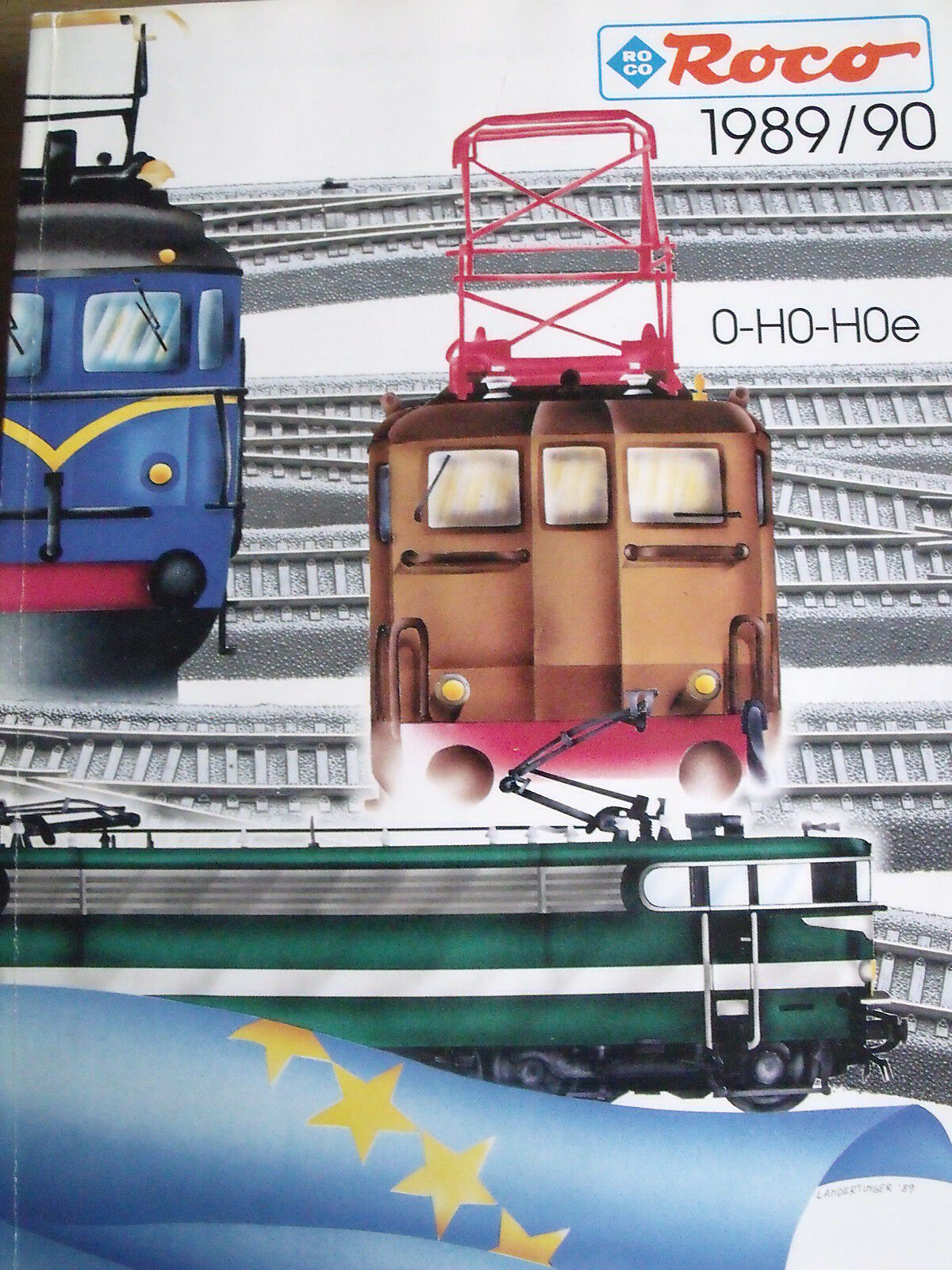 Catalogo ROCO 1989-90 in scala 0 H0 - DEU - Tr.1