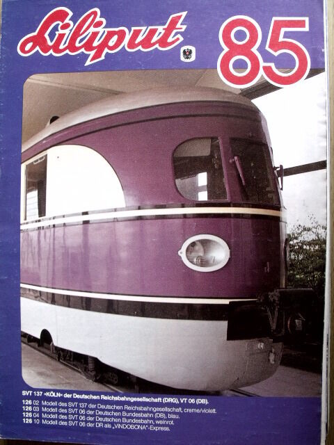 Catalogo LILIPUT novità 1985 - DEU - Tr.17