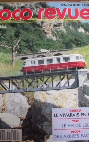 Loco Revue n°552 1992 - reseau Le Vivrais En LGB - Tr.23