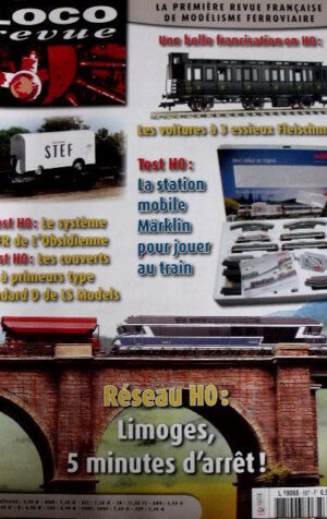 Loco Revue n°687 2004 - Reseau in H0 : Limoges, 5 minutes d'arret - Tr.21