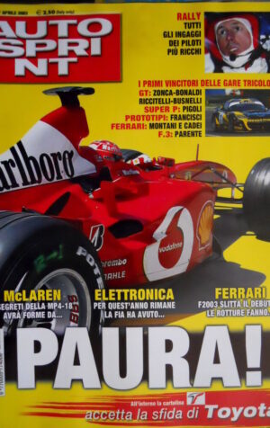 Autosprint 13 2003 Ingaggi per il Rally. McLaren i segreti della MP4-18