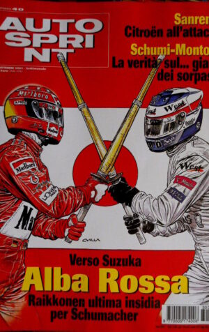 Autosprint 40 2003 Verso Suzuka. Raikkonen ultima insidia per Schumacher