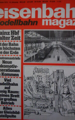 Eisenbahn Modellbahn magazin n°10 1976 - Mainz HBF in alter Zeit- Tr.22
