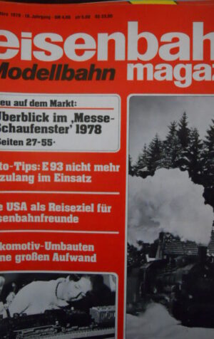 Eisenbahn Modellbahn magazin n°3 1978 - Uberblick im Messe Schaufenster 1- Tr.22