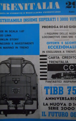 Trenitalia n°29 1983 E 428 in scala 1:87 - Marklin Story - E 633 LIMA