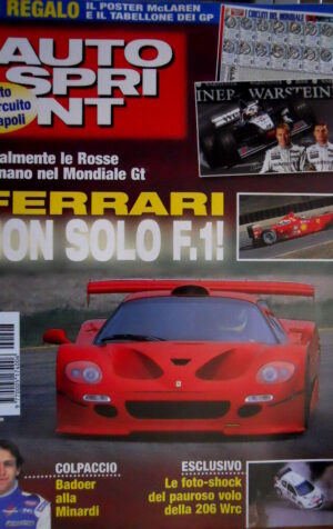 Autosprint 8 1999 Foto shock volo della 206 Wrc. Colpaccio: Badoer alla Minardi