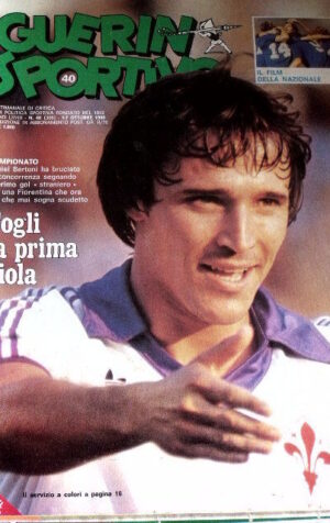 Guerin Sportivo 40 1980 - con film campionato Avellino Juary - Daniel Ber [GS23]