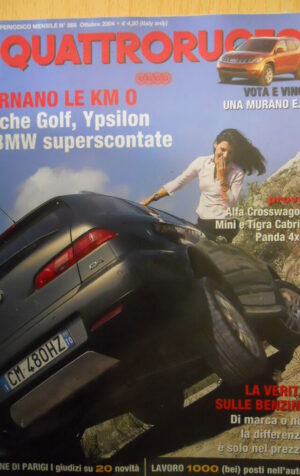 Quattroruote 588 2004 Test Mini e Tigra Cabrio - Alfa Crosswagon   [Q46]