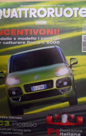 Quattroruote 641 2009 - Test Audi R8 V10 - Mini Cabrio    [Q45]