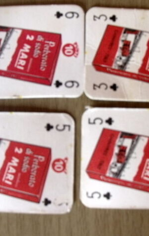 Raccolta Punti anni 60 PERBORATO DI SODIO POKER 2 MARI [AF9]