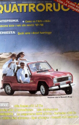 Quattroruote 381 1987 Test Alfa Romeo 33 1.5 TI - BMW 730i vs Mercedes 300 [Q52]