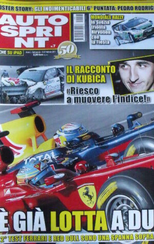 Autosprint 7 2011 Gravissimo incidente di Robert Kubica  [SC.49]