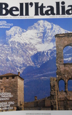 Bell'ITALIA n°44 1989 - Aosta Imperiale - Sardegna Il paradiso Perduto [C46A]