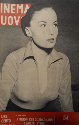 CINEMA NUOVO n°54 1955 Silvana Mangano cover - Anna Magnani  [C48]